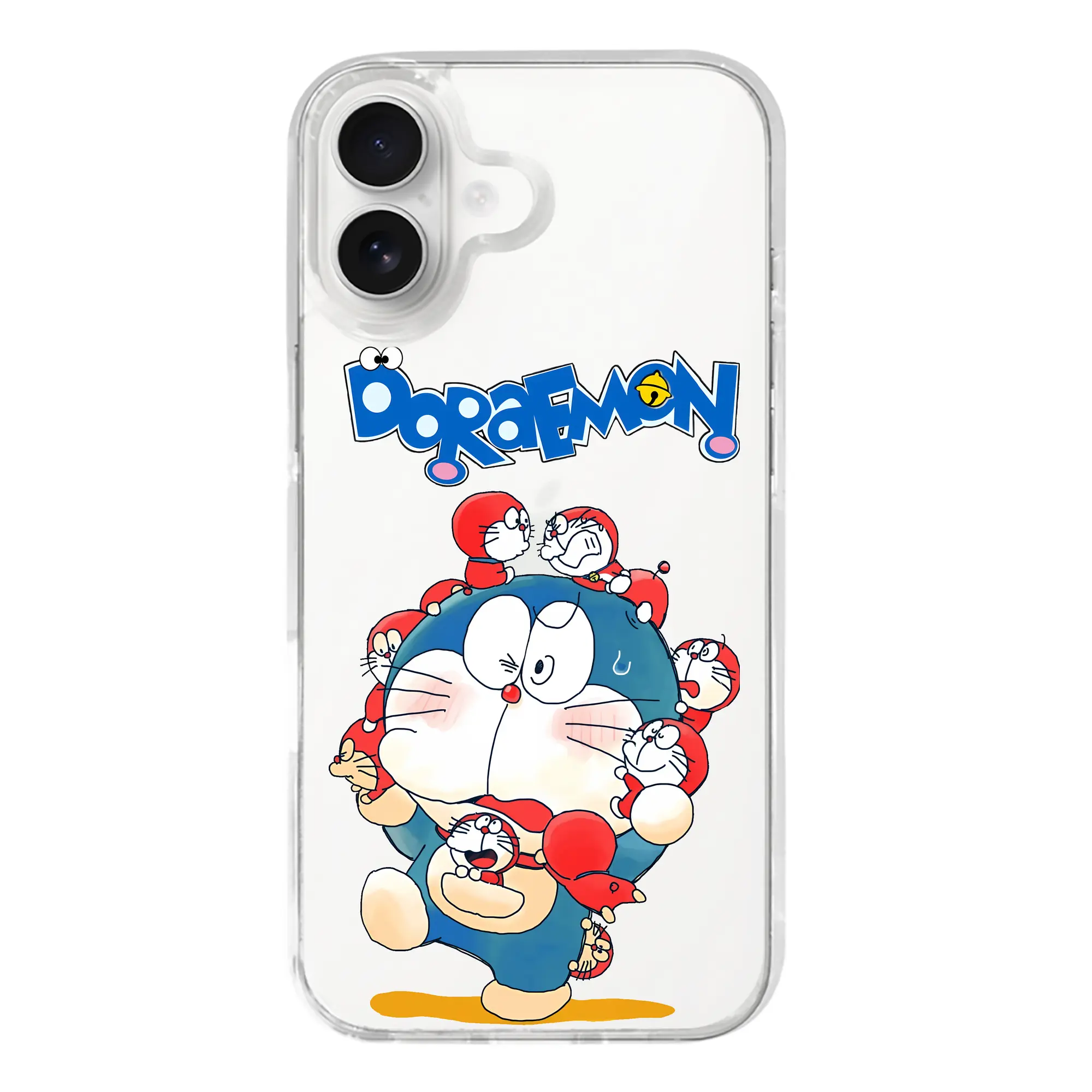 ドラえもん グッズドラえもん - iPhone 17シリーズ 透明スマホケース – 薄型・耐衝撃・精密フィット保護カバー